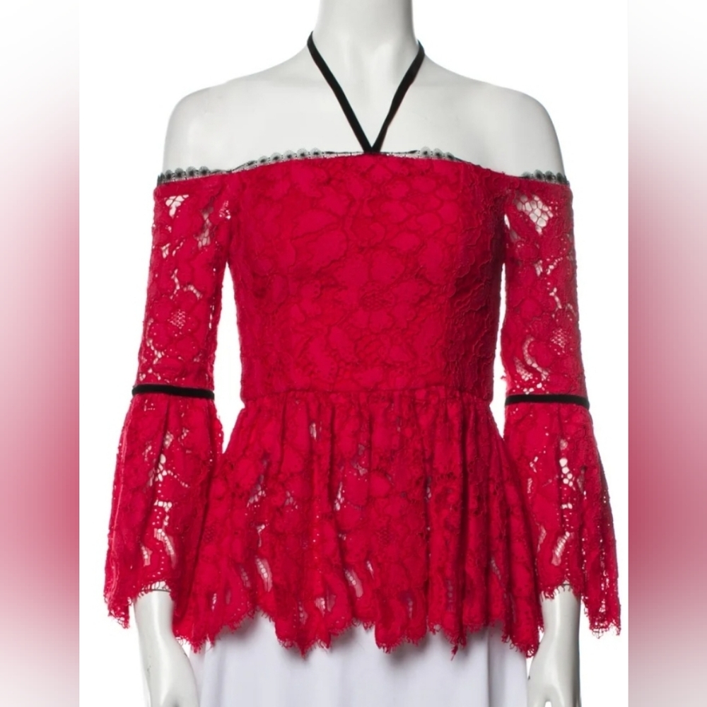 Alexis lace offshoulder top